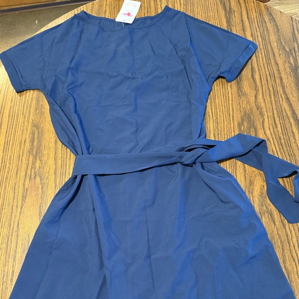 Elegant Navy Blue Dress